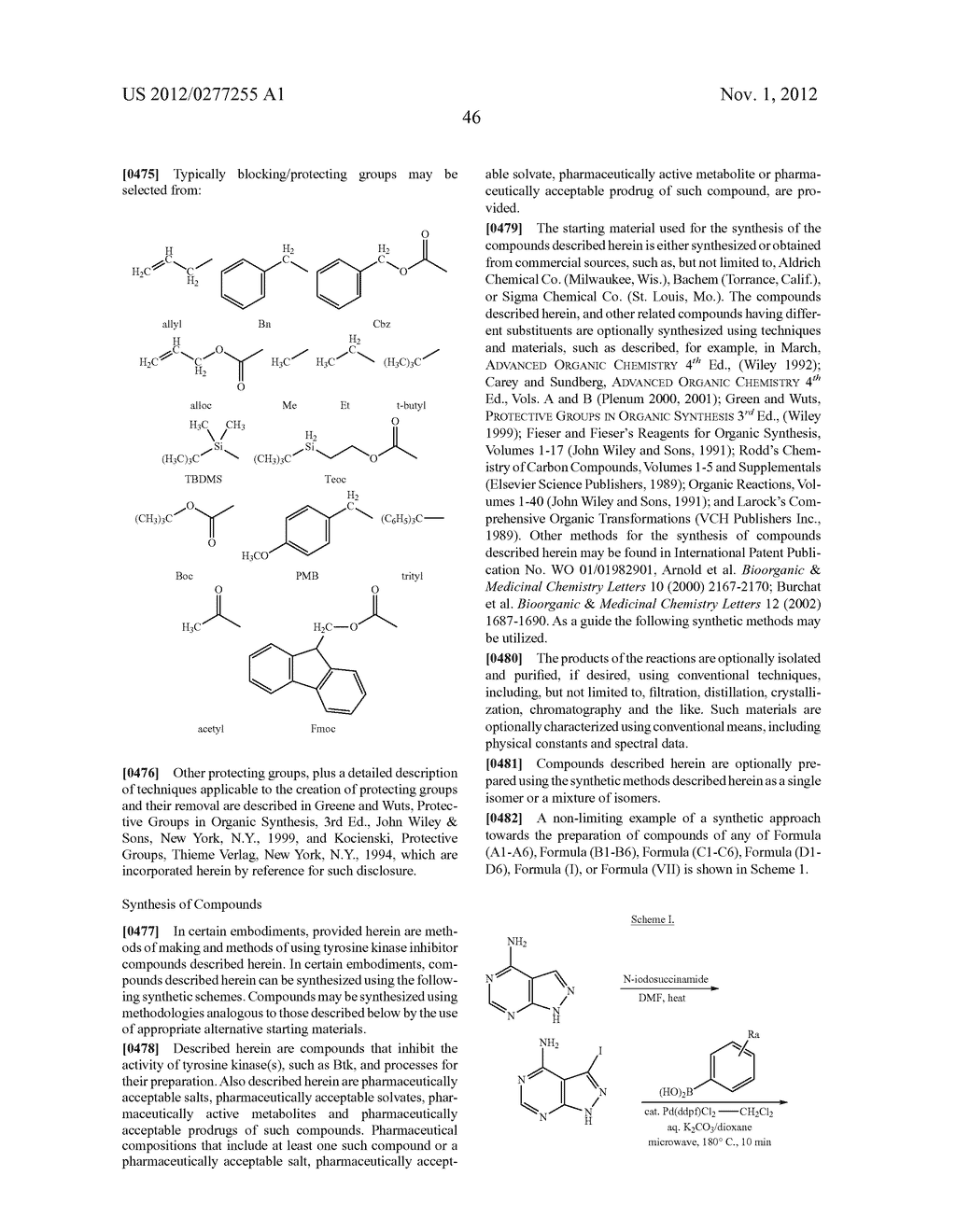 INHIBITORS OF BRUTON'S TYROSINE KINASE - diagram, schematic, and image 54