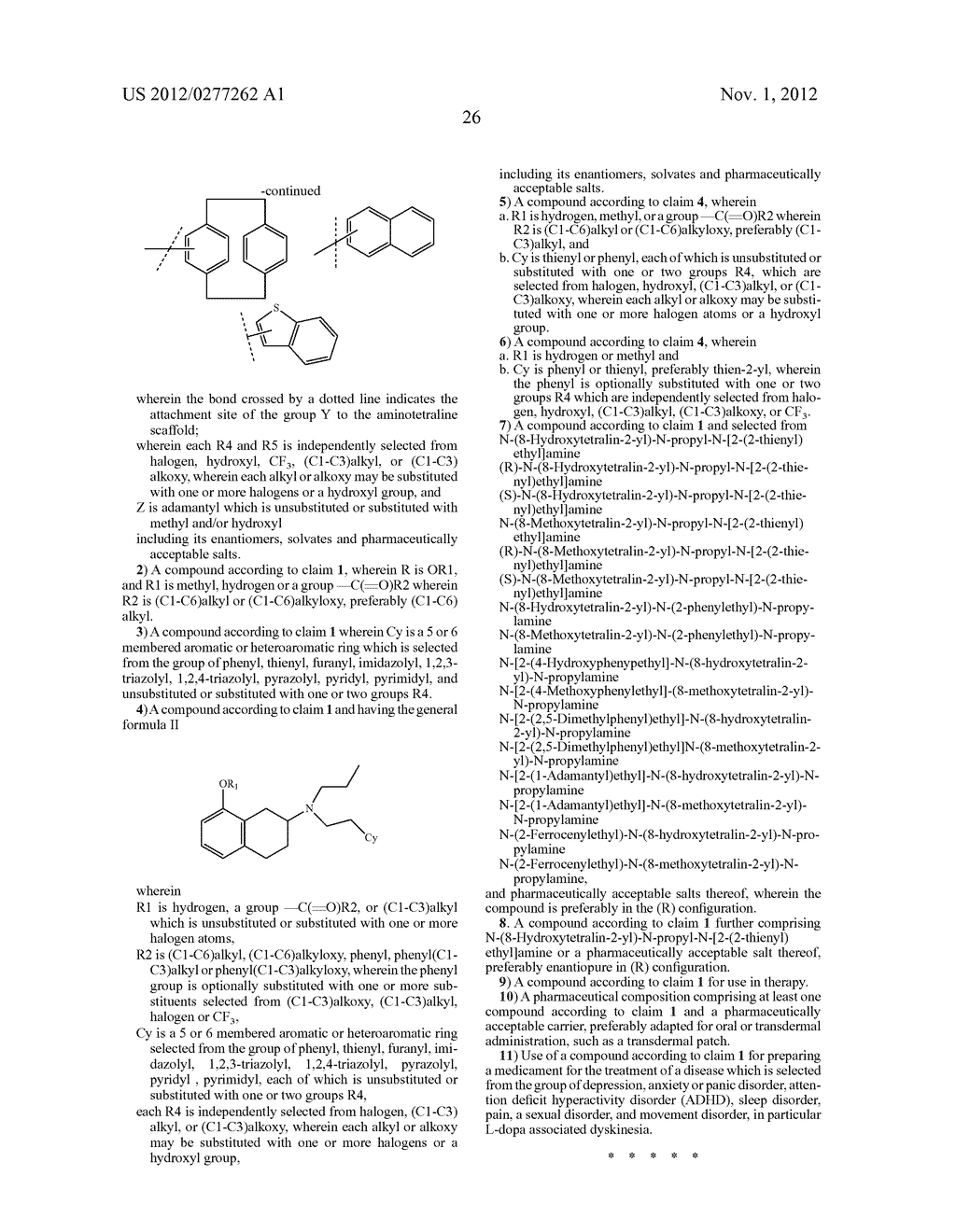 NEW AMINOTETRALINE DERIVATIVES - diagram, schematic, and image 30