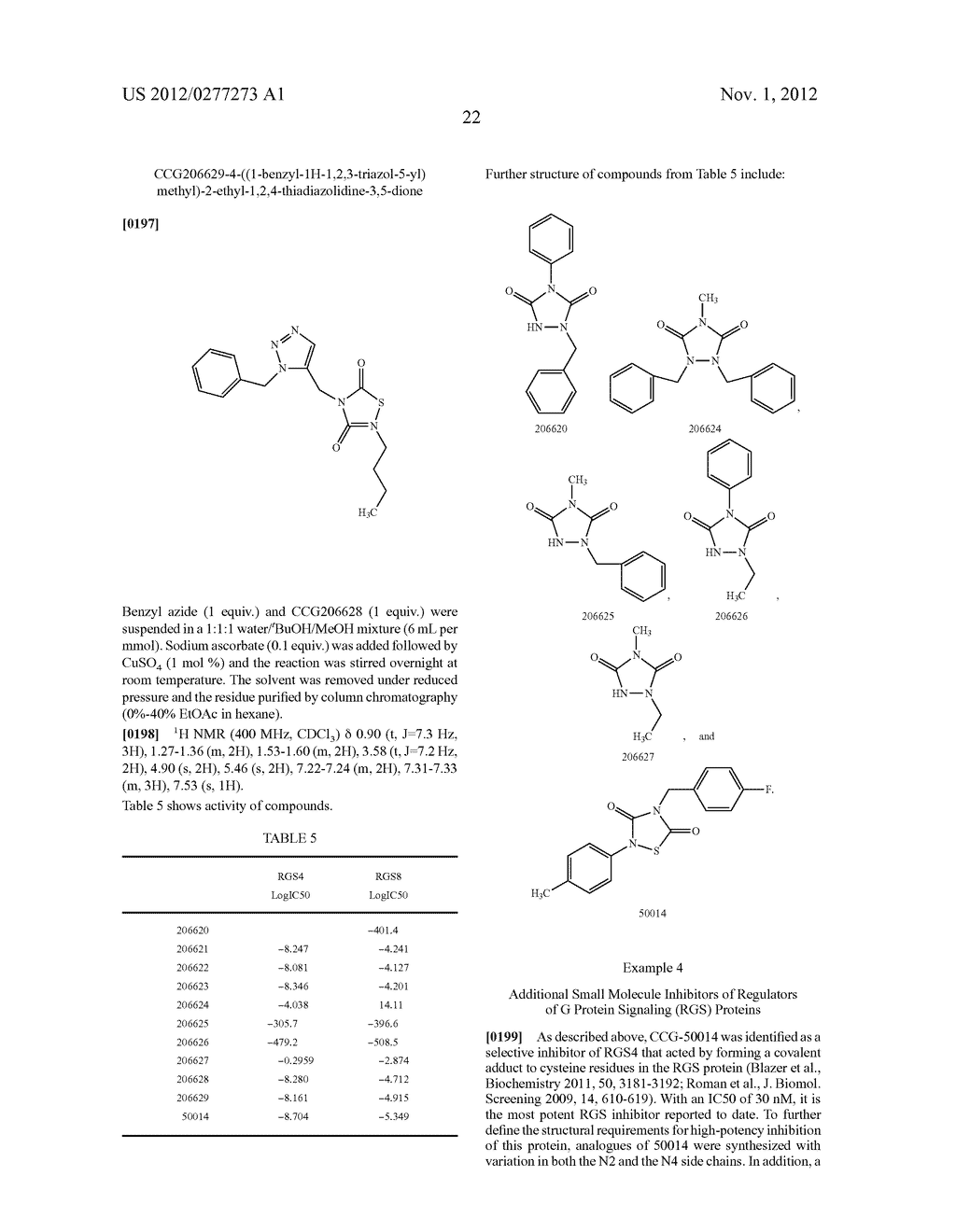 SMALL MOLECULE INHIBITORS OF RGS PROTEINS - diagram, schematic, and image 47