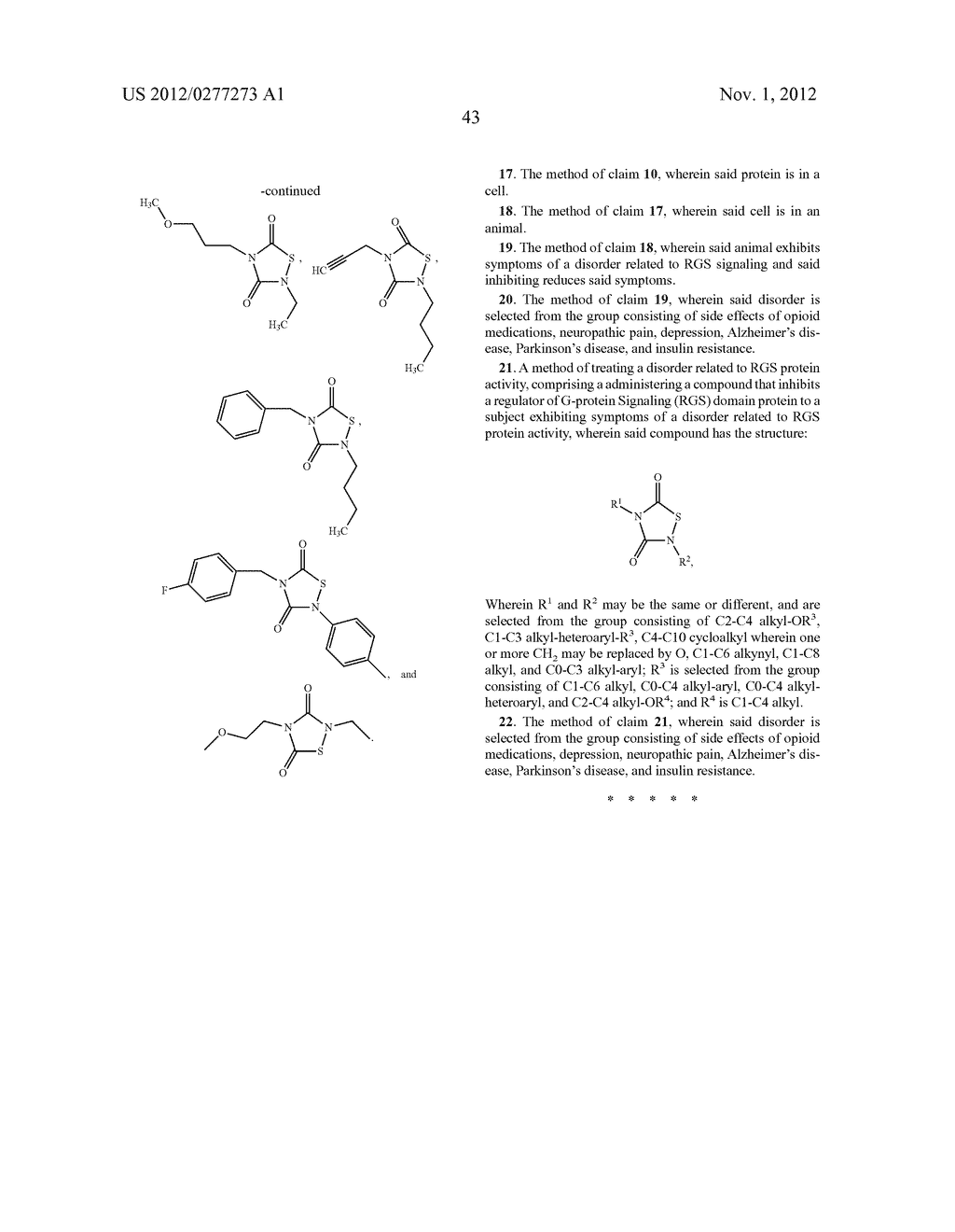 SMALL MOLECULE INHIBITORS OF RGS PROTEINS - diagram, schematic, and image 68