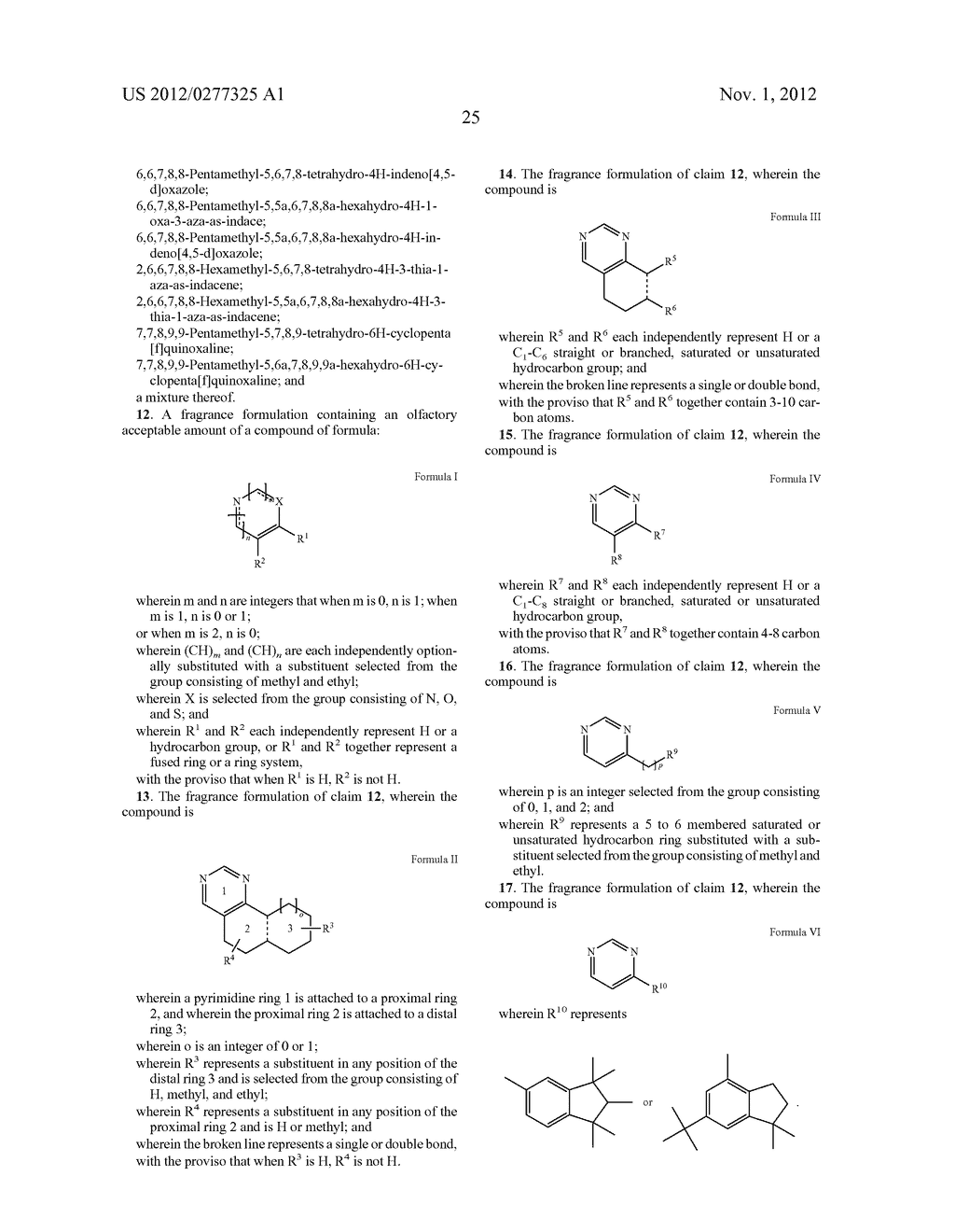 NOVEL PYRIMIDINE DERIVATIVES AND THEIR USE IN PERFUME COMPOSITIONS - diagram, schematic, and image 26