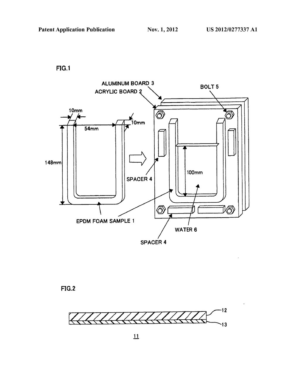 EPDM foam and adhesive sealing material - diagram, schematic, and image 02