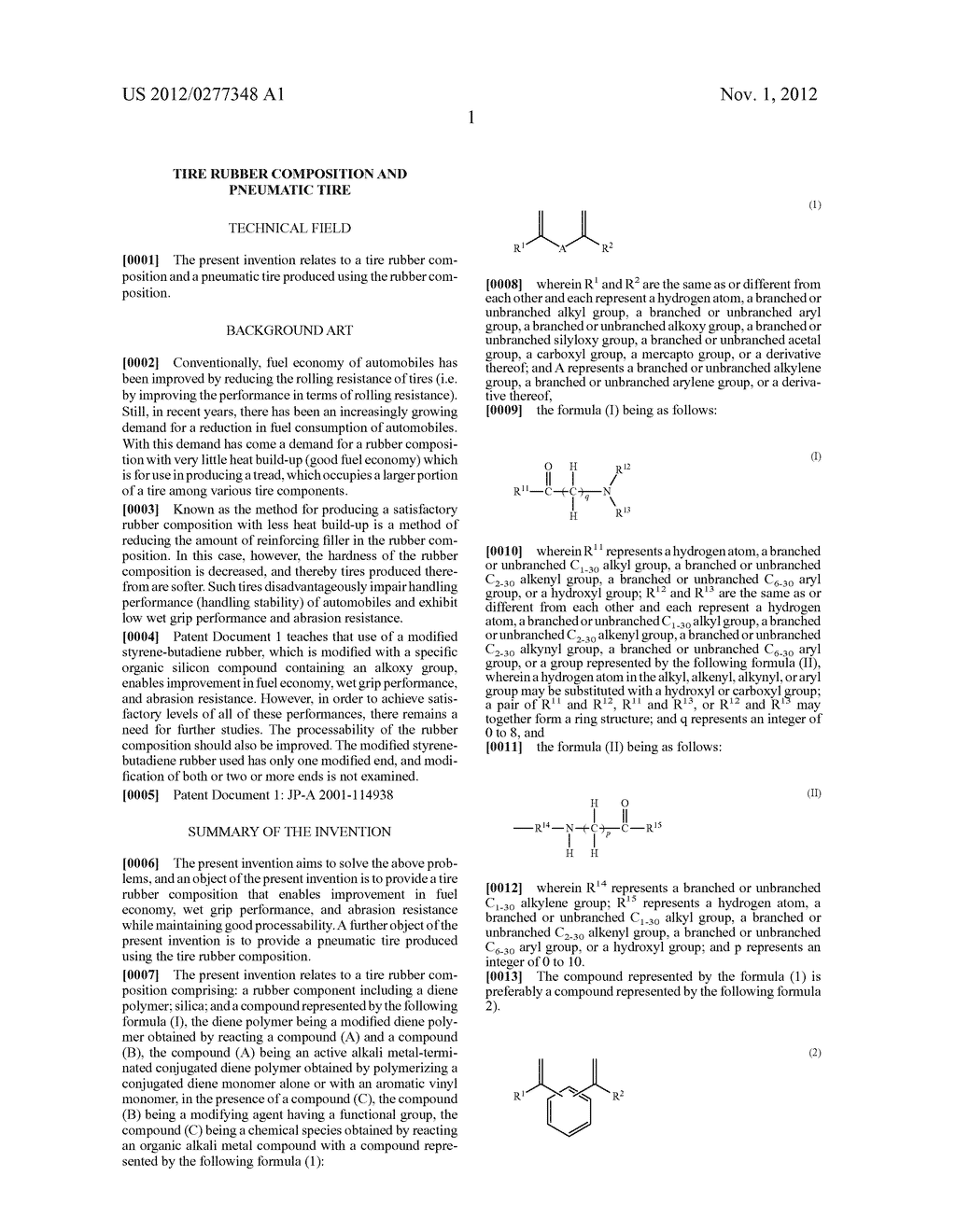 TIRE RUBBER COMPOSITION AND PNEUMATIC TIRE - diagram, schematic, and image 02