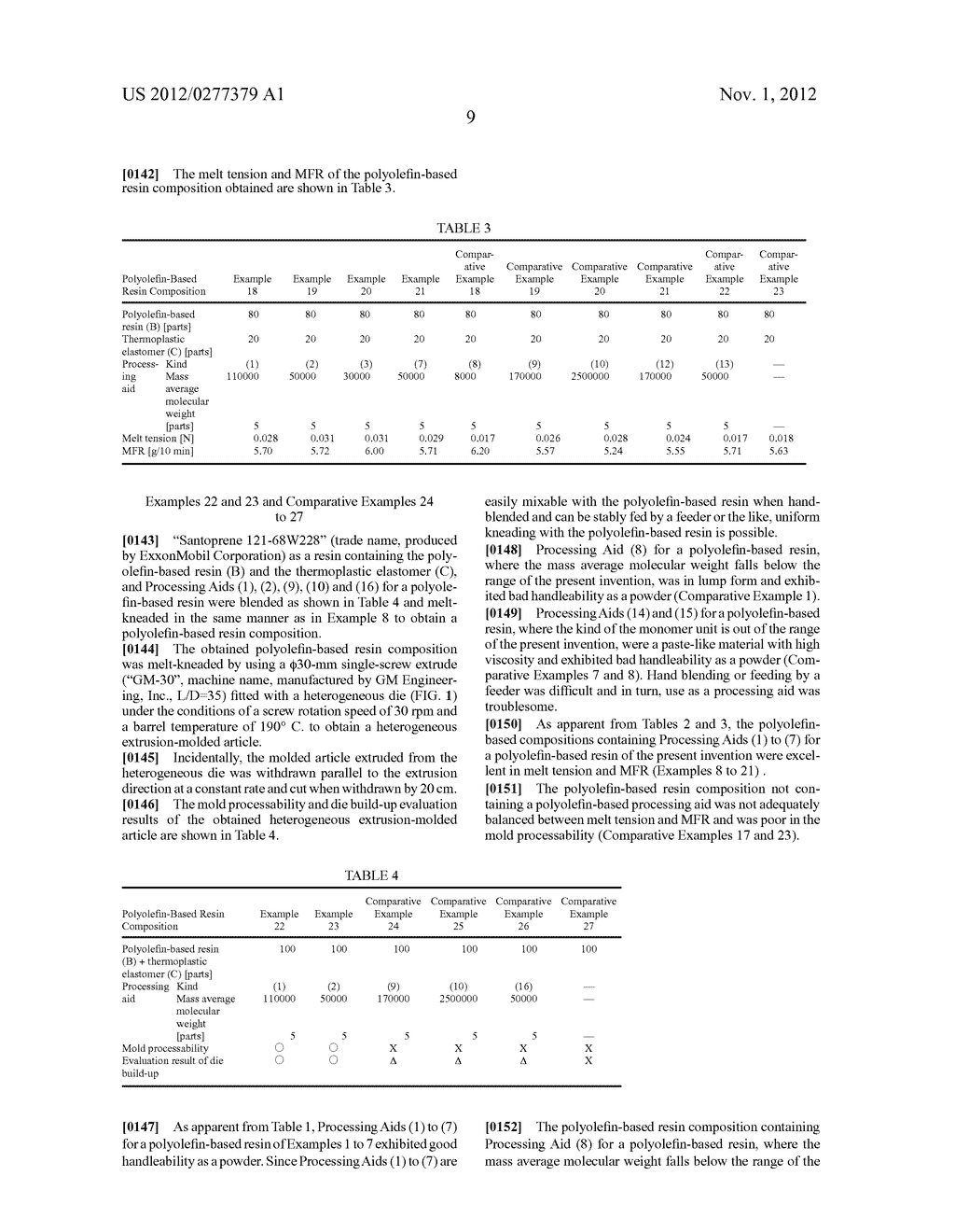 PROCESSING AID FOR POLYOLEFIN-BASED RESIN, POLYOLEFIN-BASED RESIN     COMPOSITION AND MOLDED ARTICLE - diagram, schematic, and image 13