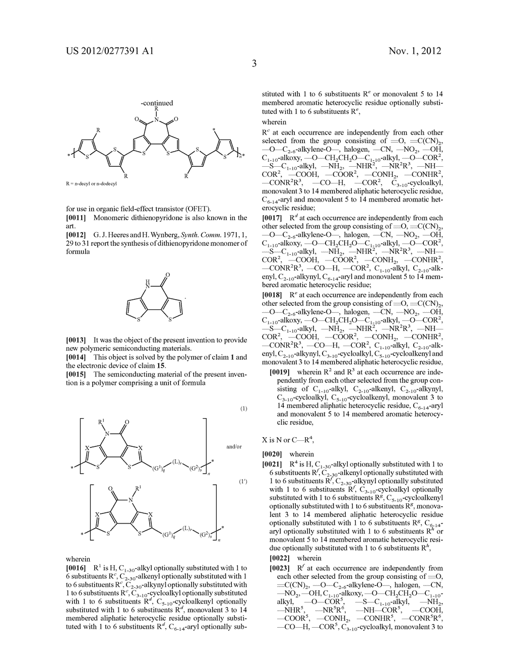 SEMICONDUCTOR MATERIALS BASED ON DITHIENOPYRIDONE COPOLYMERS - diagram, schematic, and image 04