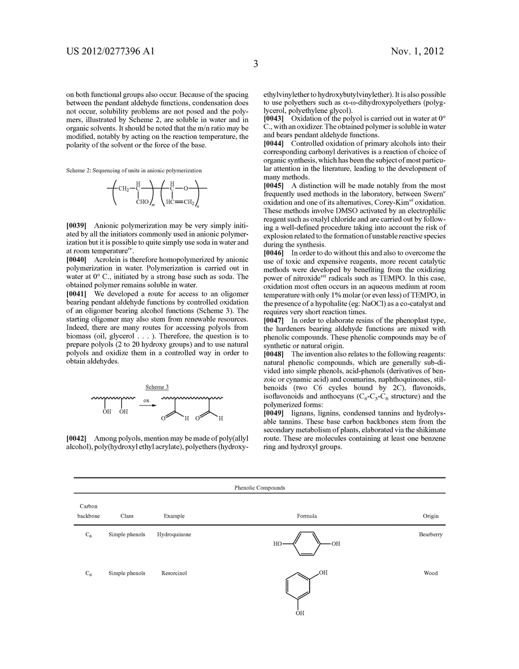 NOVEL PHENOLIC PLASTIC RESINS OBTAINED FROM PHENOLIC COMPOUNDS AND     MACROMOLECULAR HARDENERS HAVING ALDEHYDE FUNCTIONS - diagram, schematic, and image 04