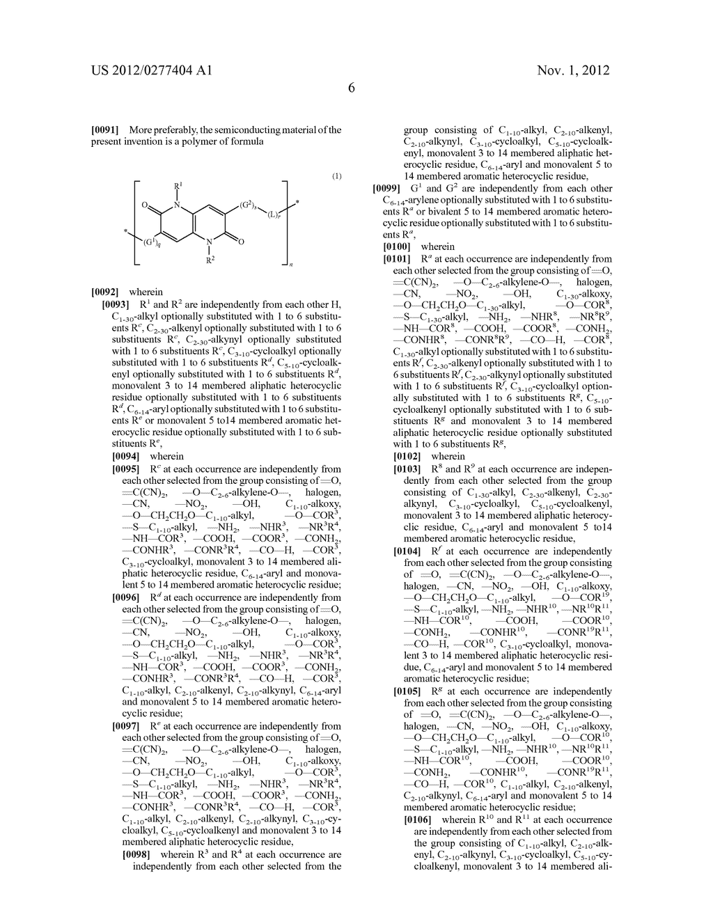 SEMICONDUCTOR MATERIALS BASED ON DIKETOPIPERIDINOPIPERIDINE COPOLYMERS - diagram, schematic, and image 07