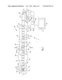 DEVICE AND A METHOD FOR FACILITATING MONITORING THE CROSS-SECTION OF A     GASTRIC SLEEVE DURING FORMATION THEREOF diagram and image