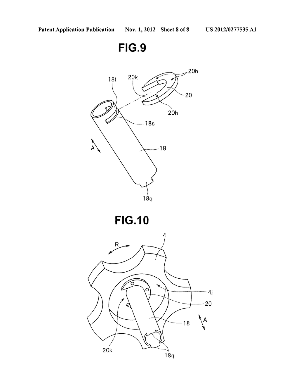 BENDING OPERATION DEVICE FOR ENDOSCOPE AND THE ENDOSCOPE - diagram, schematic, and image 09