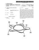 Adhesive bandage with raised portion diagram and image