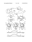 Adhesive bandage with raised portion diagram and image