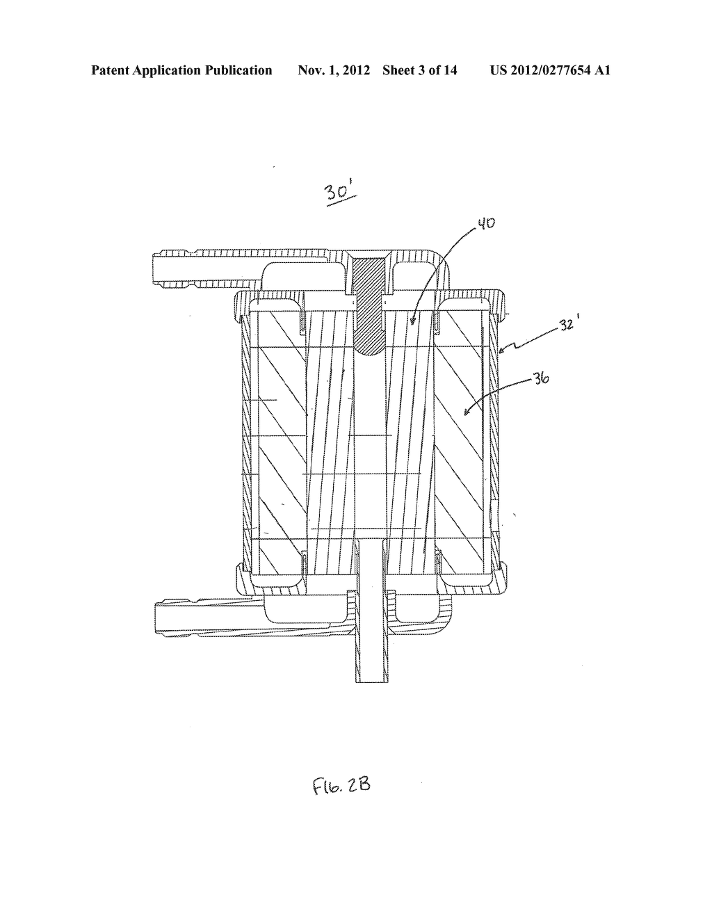 Combination Oxygenator and Arterial Filter Device for Treating Blood in an     ExtraCorporeal Blood Circuit - diagram, schematic, and image 04