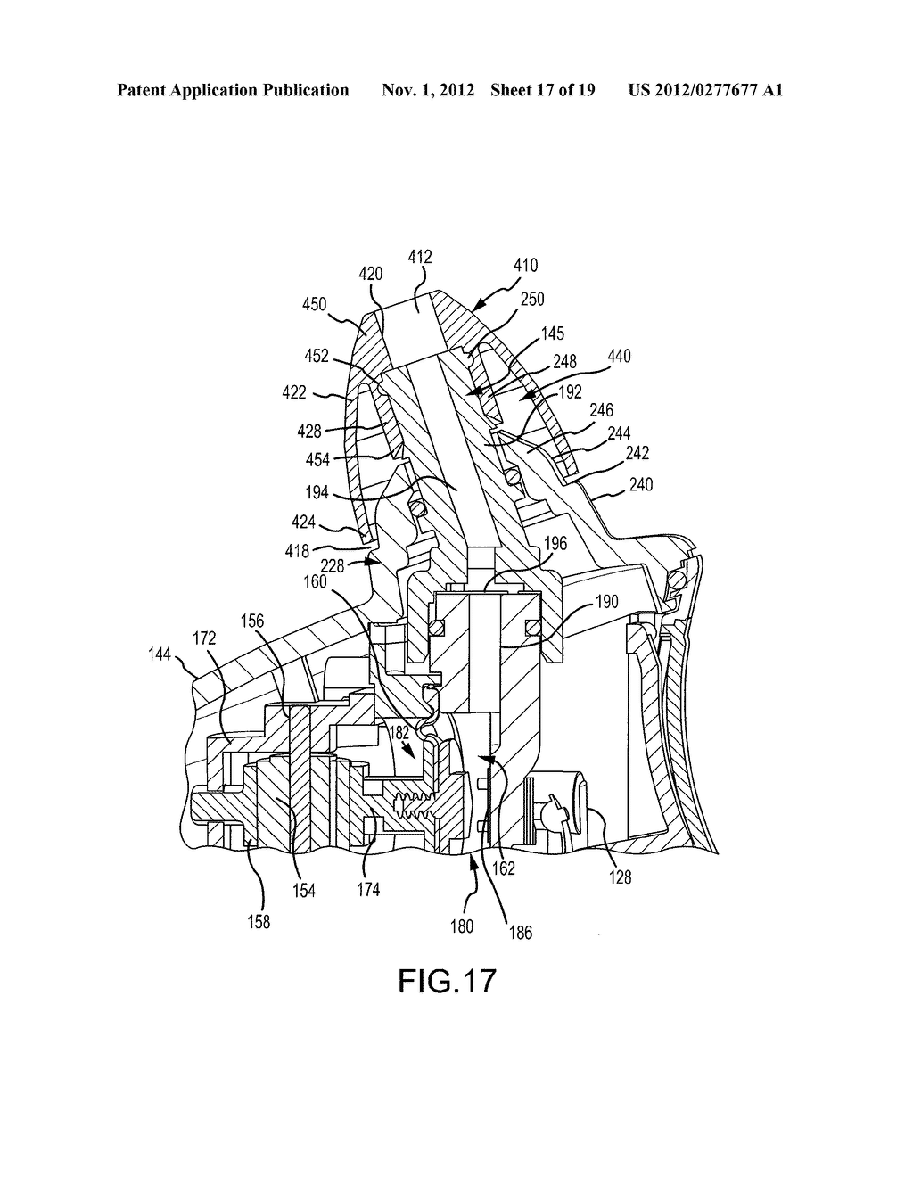 Powered Irrigator for Sinus Cavity Rinse with Detachable Reservoir - diagram, schematic, and image 18