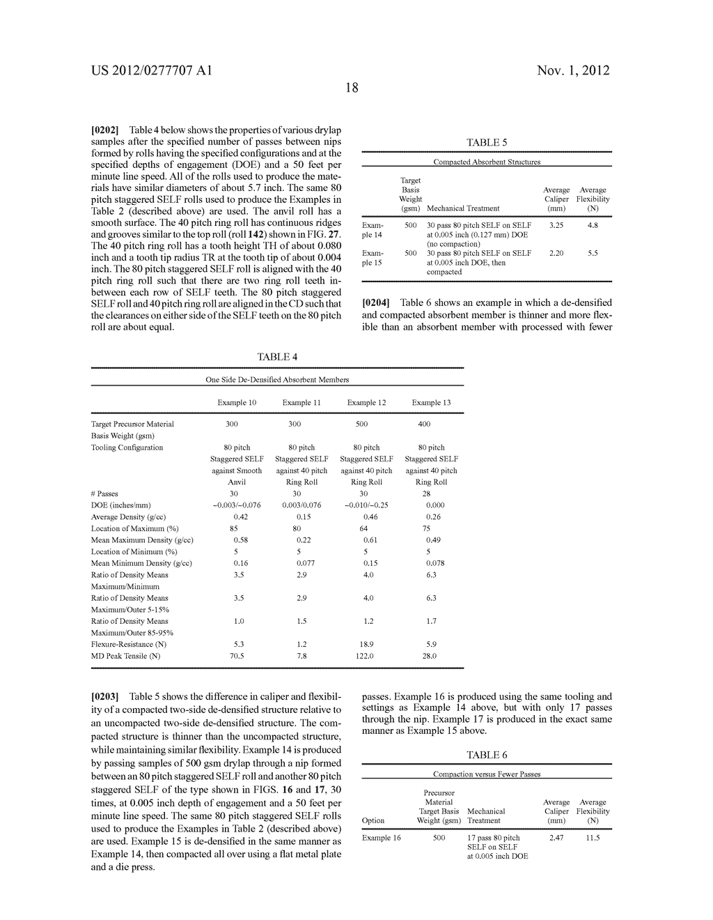 Methods of Making Absorbent Members Having Skewed Density Profile - diagram, schematic, and image 38