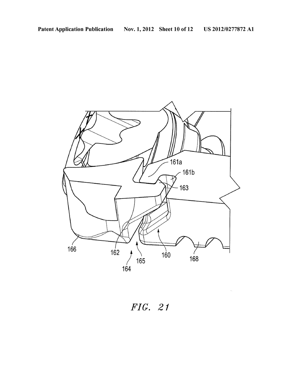 Interbody fusion device with snap on anterior plate and associated methods - diagram, schematic, and image 11