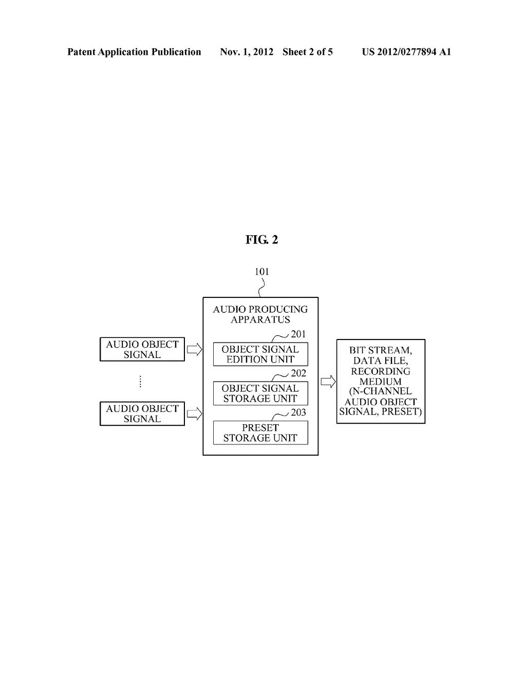 AUDIO AUTHORING APPARATUS AND AUDIO PLAYBACK APPARATUS FOR AN OBJECT-BASED     AUDIO SERVICE, AND AUDIO AUTHORING METHOD AND AUDIO PLAYBACK METHOD USING     SAME - diagram, schematic, and image 03