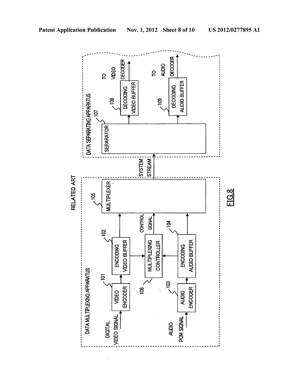 DATA MULTIPLEXING APPARATUS - diagram, schematic, and image 09