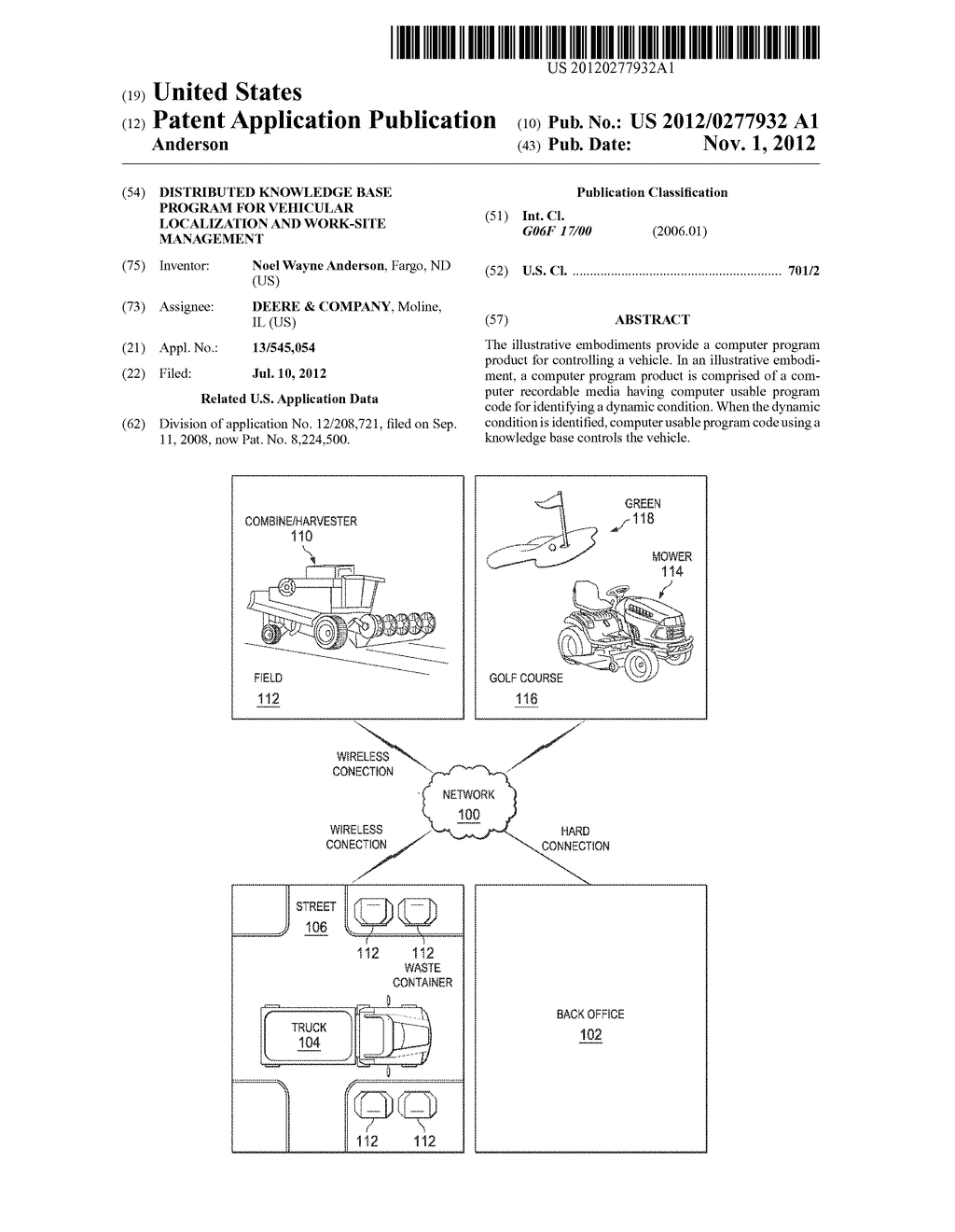 Distributed Knowledge Base Program for Vehicular Localization and     Work-Site Management - diagram, schematic, and image 01