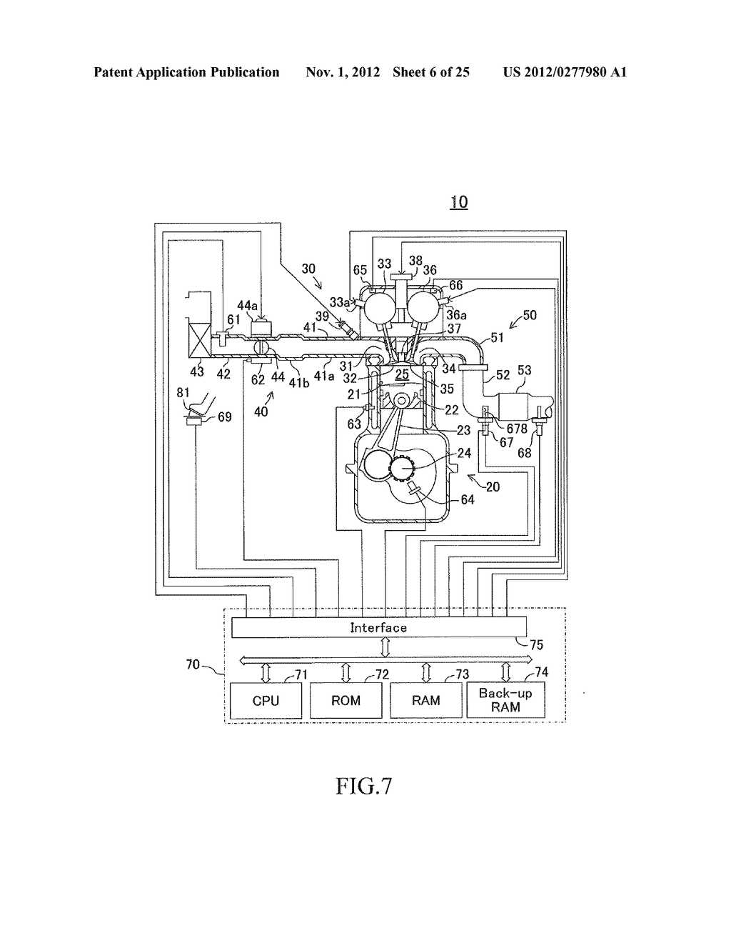 INTER-CYLINDER AIR-FUEL RATIO IMBALANCE DETERMINATION APPARATUS FOR     INTERNAL COMBUSTION ENGINE - diagram, schematic, and image 07