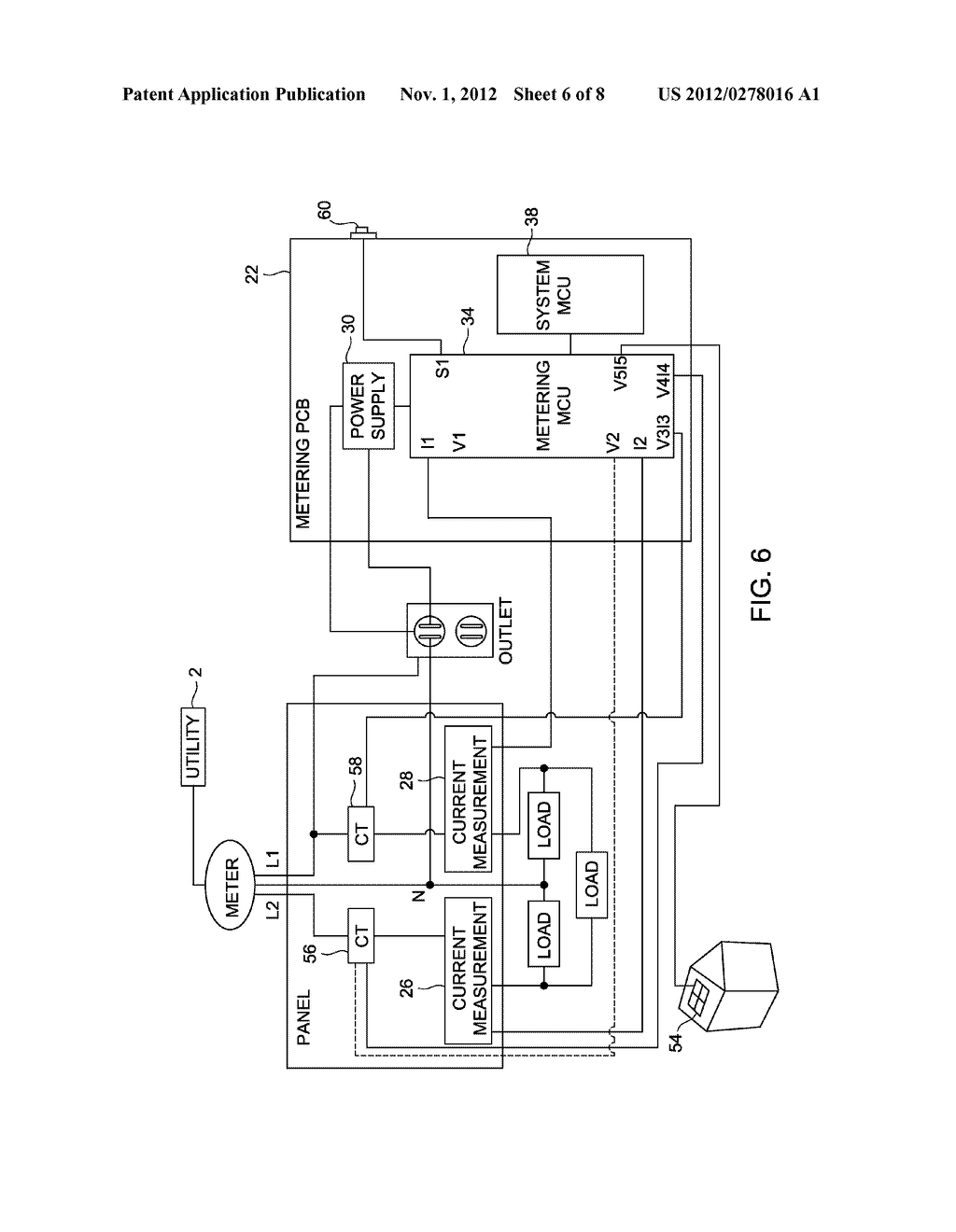 DEVICE FOR MEASUREMENT OF MULITPLE CONFIGURATION TWO PHASE POWER WITH A     SINGLE VOLTAGE INPUT - diagram, schematic, and image 07