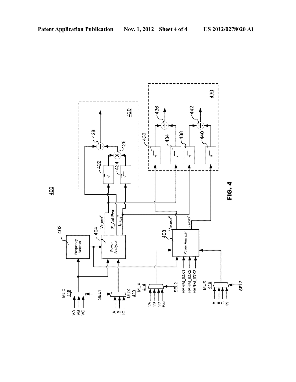 APPARATUS AND METHOD FOR REAL TIME HARMONIC SPECTRAL ANALYZER - diagram, schematic, and image 05