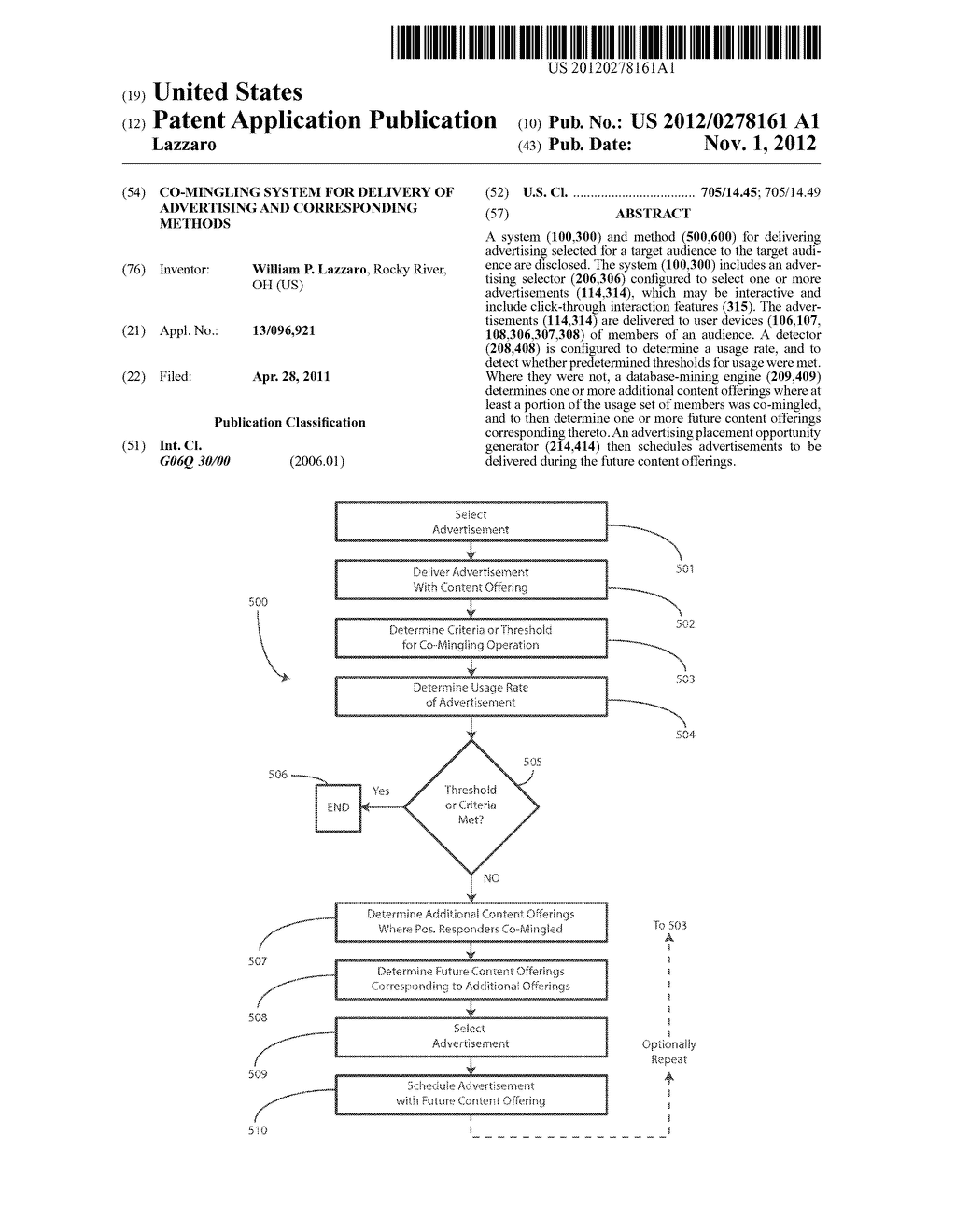 Co-Mingling System for Delivery of Advertising and Corresponding Methods - diagram, schematic, and image 01