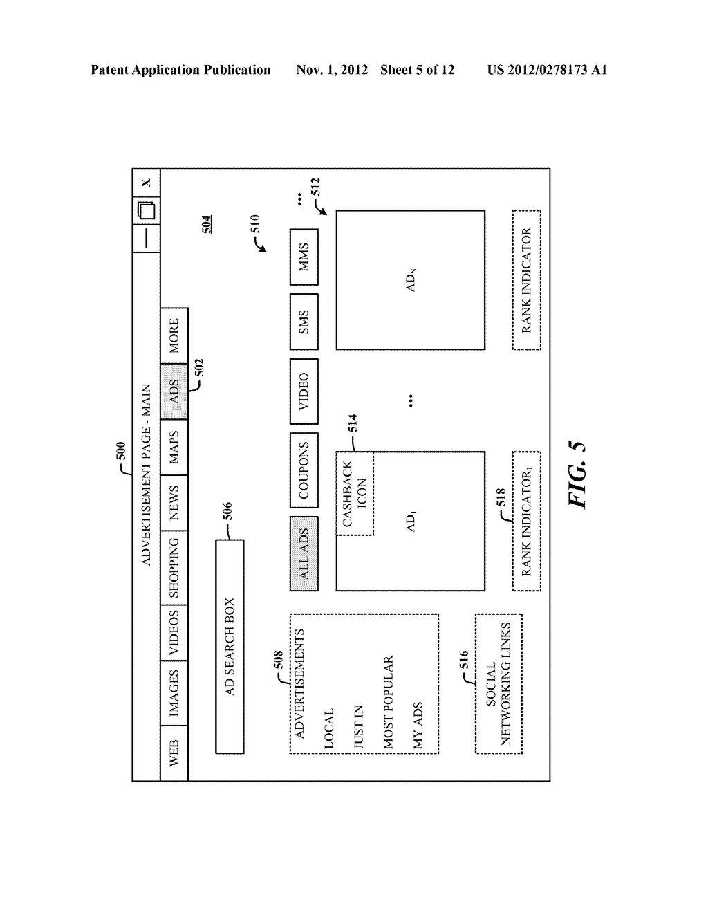 ADVERTISEMENT STORAGE AND RETRIEVAL - diagram, schematic, and image 06