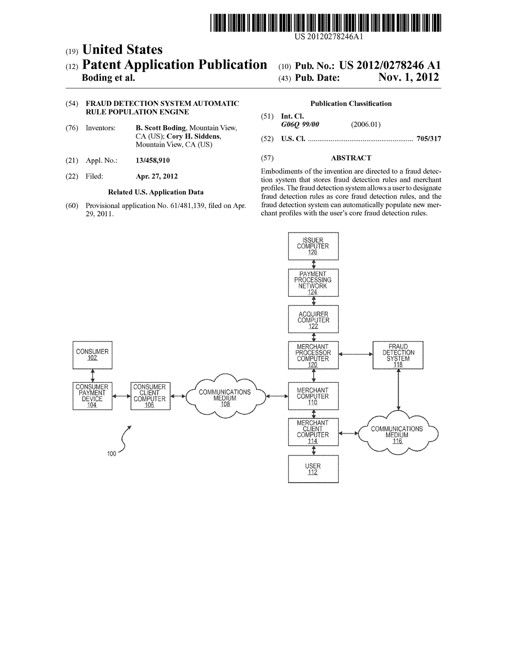 FRAUD DETECTION SYSTEM AUTOMATIC RULE POPULATION ENGINE - diagram, schematic, and image 01