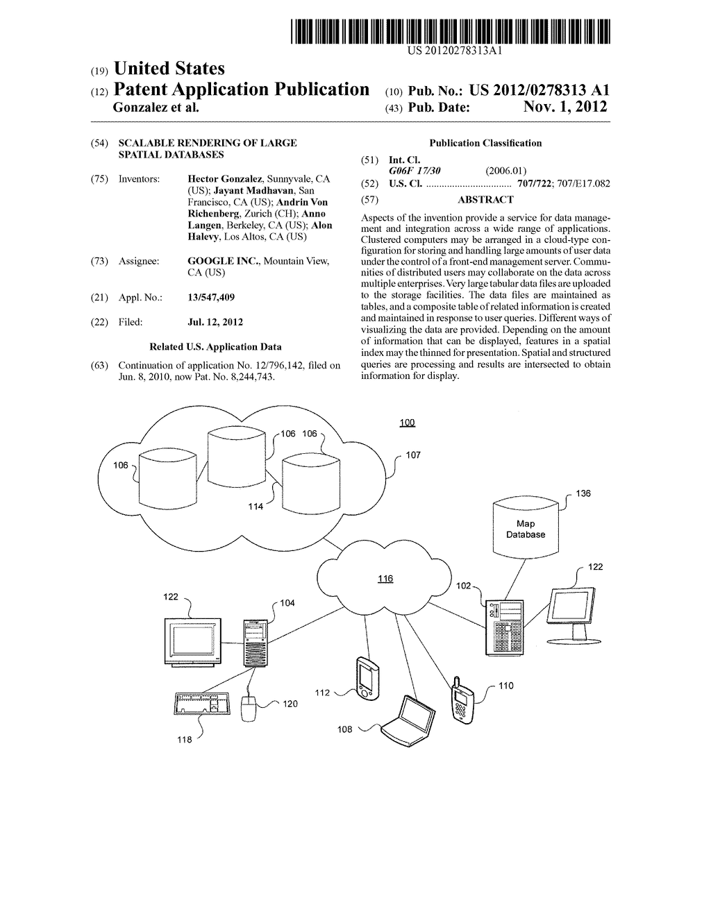 SCALABLE RENDERING OF LARGE SPATIAL DATABASES - diagram, schematic, and image 01