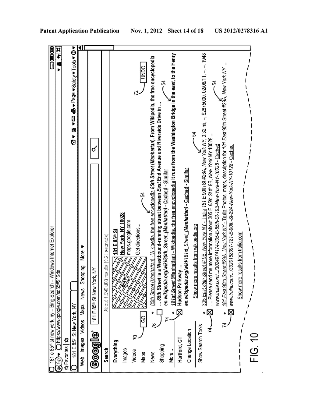 SYSTEMS AND METHODS FOR FACILITATING ENHANCEMENTS TO SEARCH ENGINE RESULTS - diagram, schematic, and image 15