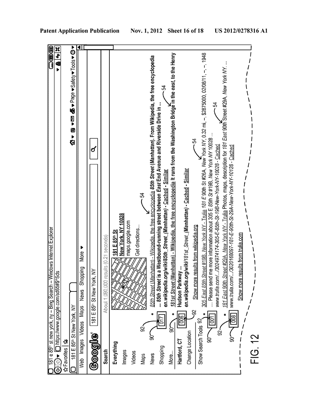 SYSTEMS AND METHODS FOR FACILITATING ENHANCEMENTS TO SEARCH ENGINE RESULTS - diagram, schematic, and image 17