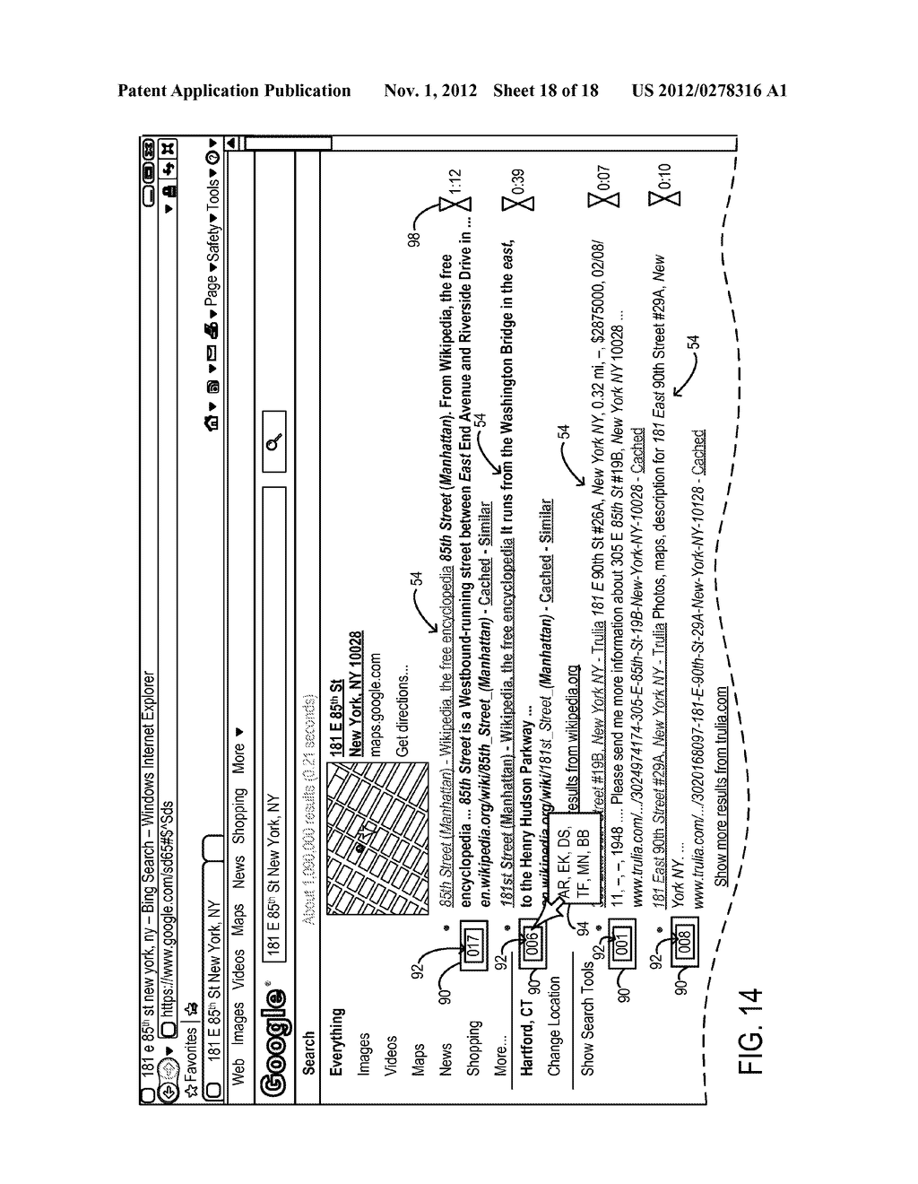 SYSTEMS AND METHODS FOR FACILITATING ENHANCEMENTS TO SEARCH ENGINE RESULTS - diagram, schematic, and image 19