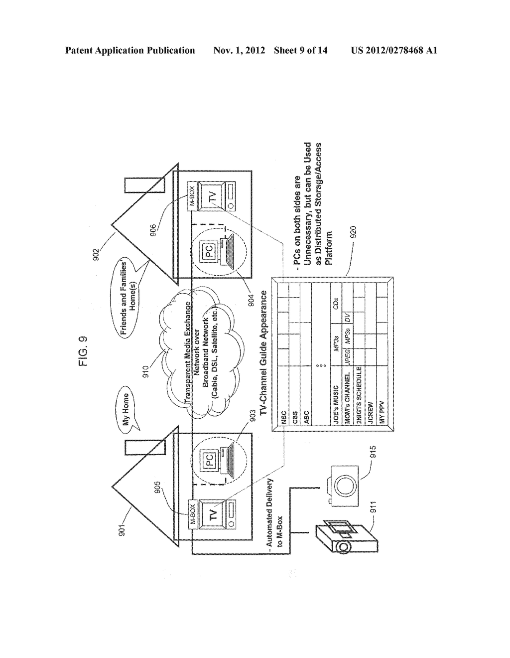 Personal Inter-Home Media Exchange Network - diagram, schematic, and image 10