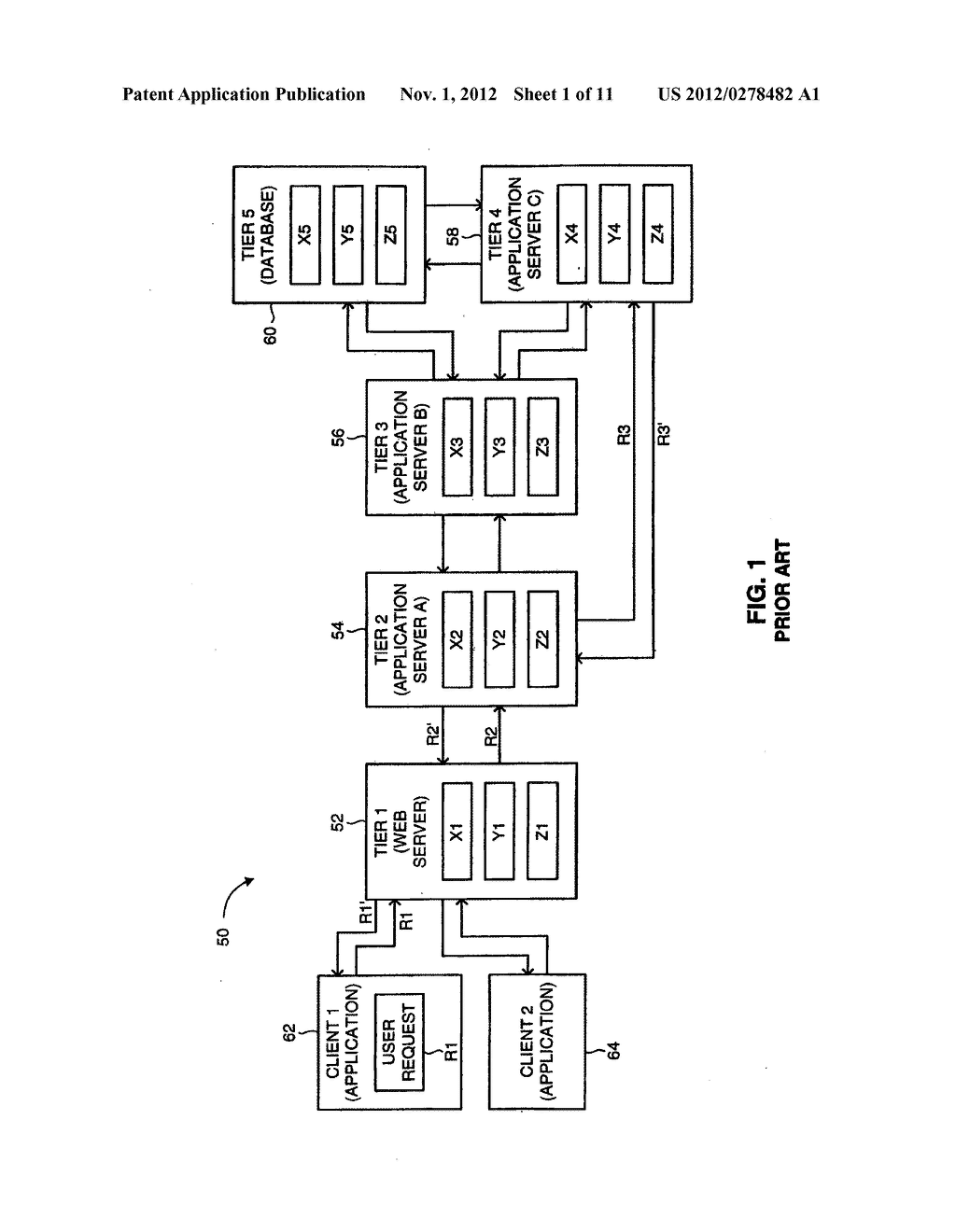 SYSTEM AND METHOD FOR PERFORMANCE MANAGEMENT IN A MULTI-TIER COMPUTING     ENVIRONMENT - diagram, schematic, and image 02