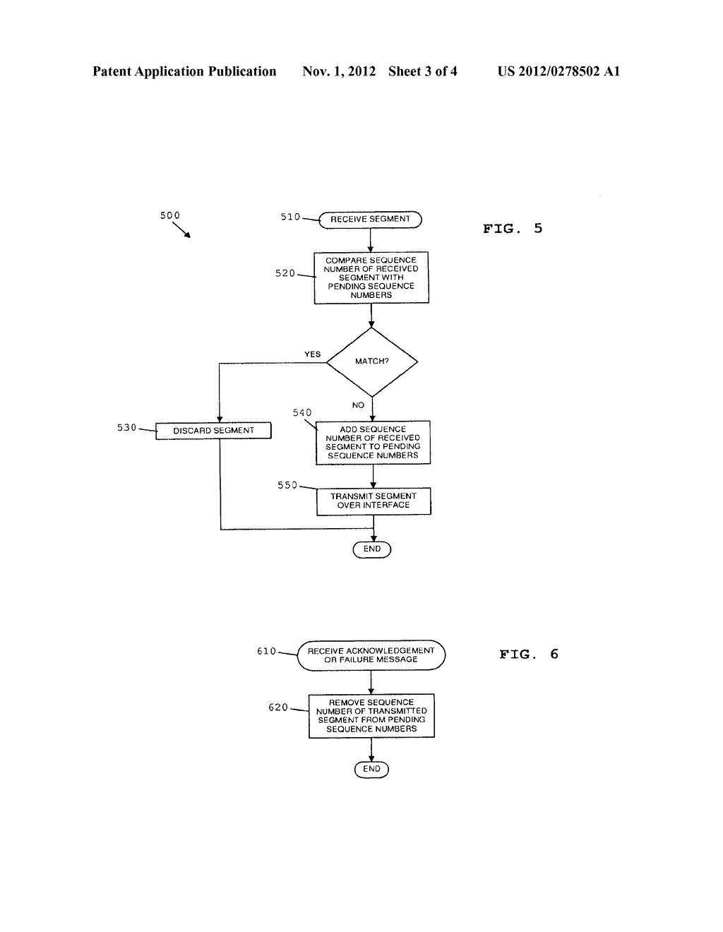 METHOD AND APPARATUS  FOR MANAGING TRANSMISSION OF TCP DATA SEGMENTS - diagram, schematic, and image 04