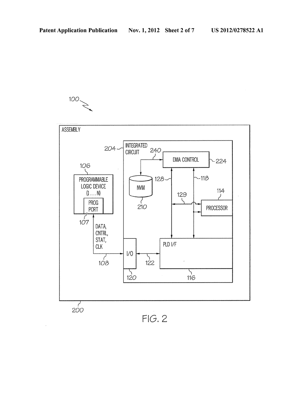 USING DIRECT MEMORY ACCESS TO INITIALIZE A PROGRAMMABLE LOGIC DEVICE - diagram, schematic, and image 03