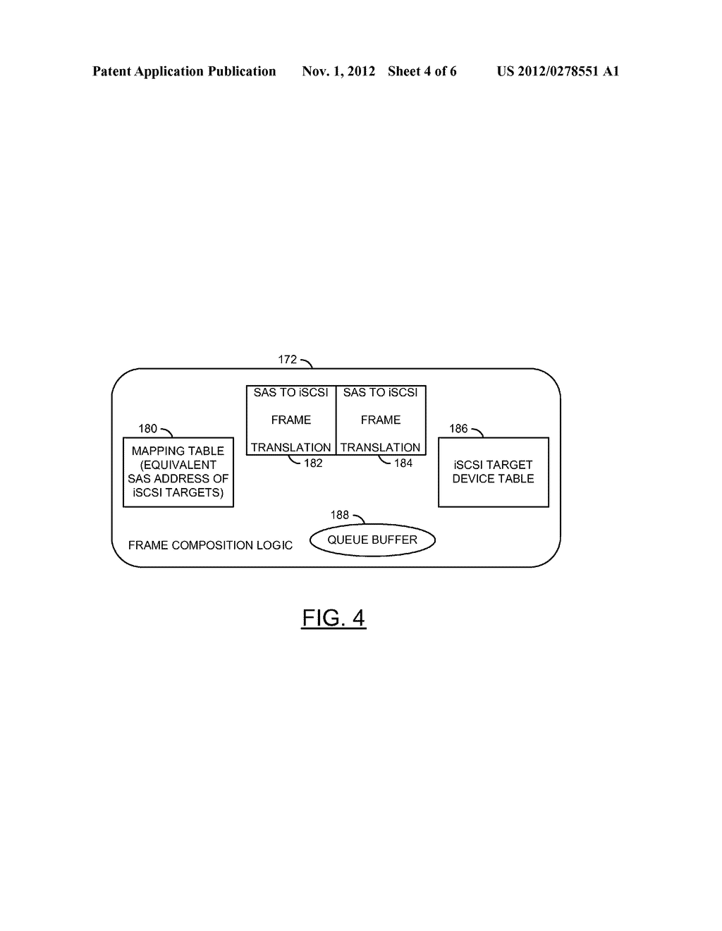 METHOD AND SYSTEM FOR COUPLING SERIAL ATTACHED SCSI (SAS) DEVICES AND     INTERNET SMALL COMPUTER SYSTEM INTERNET (iSCSI) DEVICES THROUGH SINGLE     HOST BUS ADAPTER - diagram, schematic, and image 05