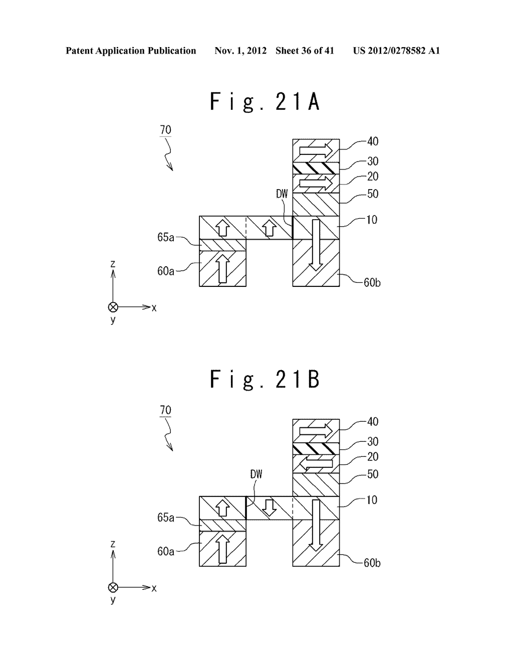 MAGNETIC MEMORY ELEMENT, MAGNETIC MEMORY AND INITIALIZING METHOD - diagram, schematic, and image 37