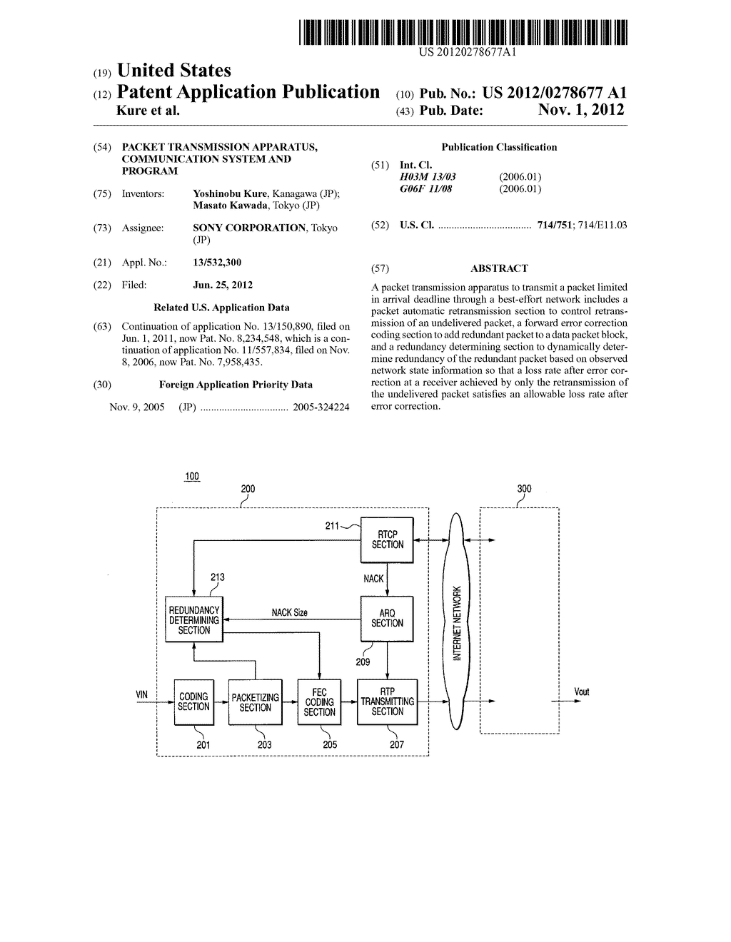 PACKET TRANSMISSION APPARATUS, COMMUNICATION SYSTEM AND PROGRAM - diagram, schematic, and image 01