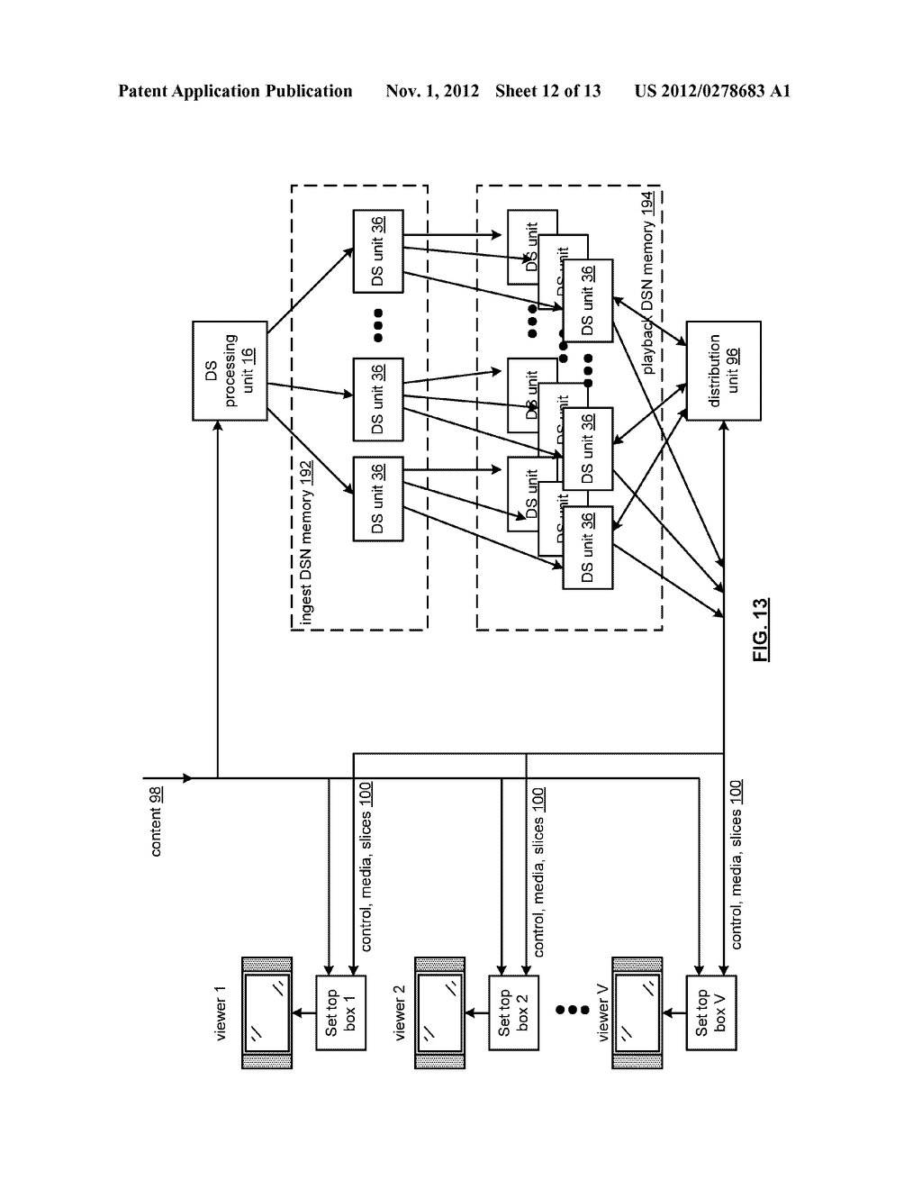 DATA DISTRIBUTION UTILIZING UNIQUE WRITE PARAMETERS IN A DISPERSED STORAGE     SYSTEM - diagram, schematic, and image 13