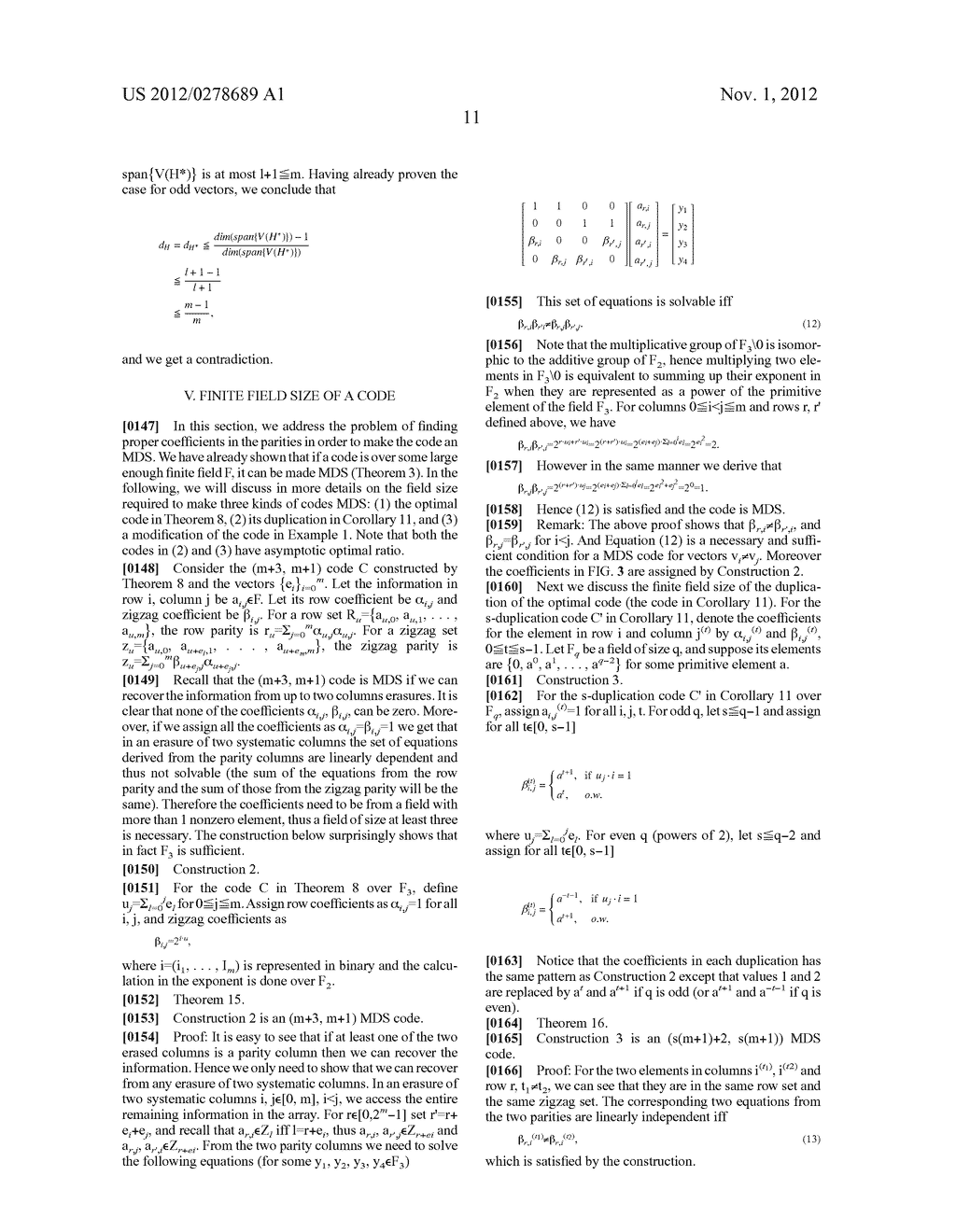 MDS ARRAY CODES WITH OPTIMAL BUILDING - diagram, schematic, and image 22