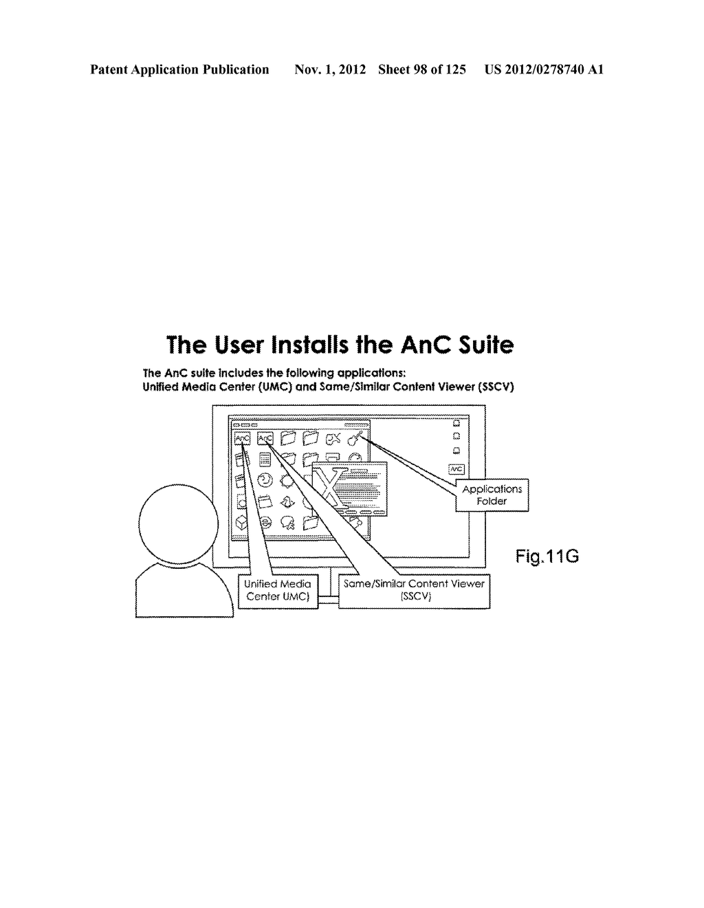 LINKING USERS INTO LIVE SOCIAL NETWORKING INTERACTIONS BASED ON THE USERS'     ACTIONS RELATIVE TO SIMILAR CONTENT - diagram, schematic, and image 99