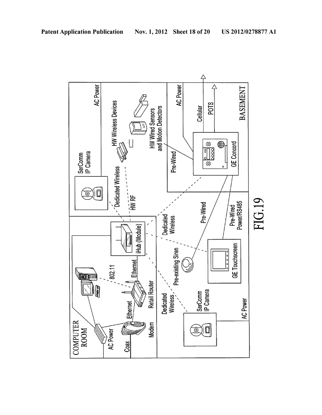 Takeover Processes In Security Network Integrated With Premise Security     System - diagram, schematic, and image 19