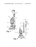 HANDLE ASSEMBLY FOR A CLEANING APPLIANCE diagram and image