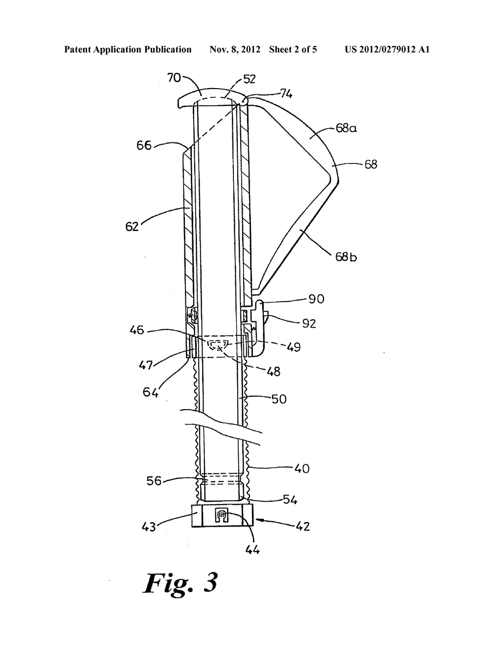 HANDLE ASSEMBLY FOR A CLEANING APPLIANCE - diagram, schematic, and image 03