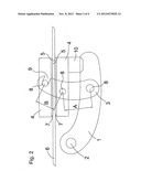 DEVICE FOR FASTENING AND CLAMPING STRAPS diagram and image