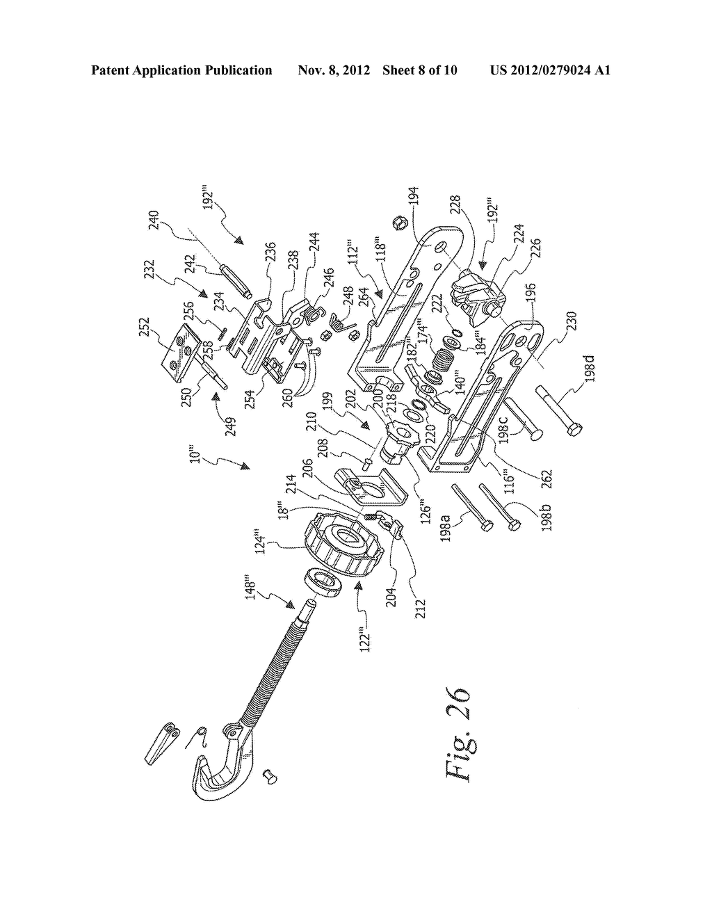 HOOK ASSEMBLY WITH VARIABLE ANGULAR HOOK ORIENTATION - diagram, schematic, and image 09