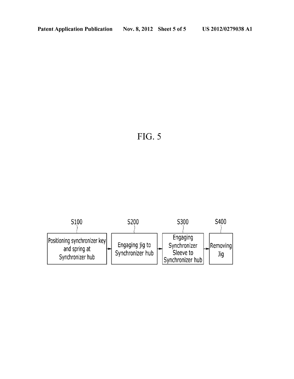 METHOD FOR ASSEMBLING SYNCHRONIZER AND JIG FOR ASSEMBLING SYNCHRONIZER - diagram, schematic, and image 06