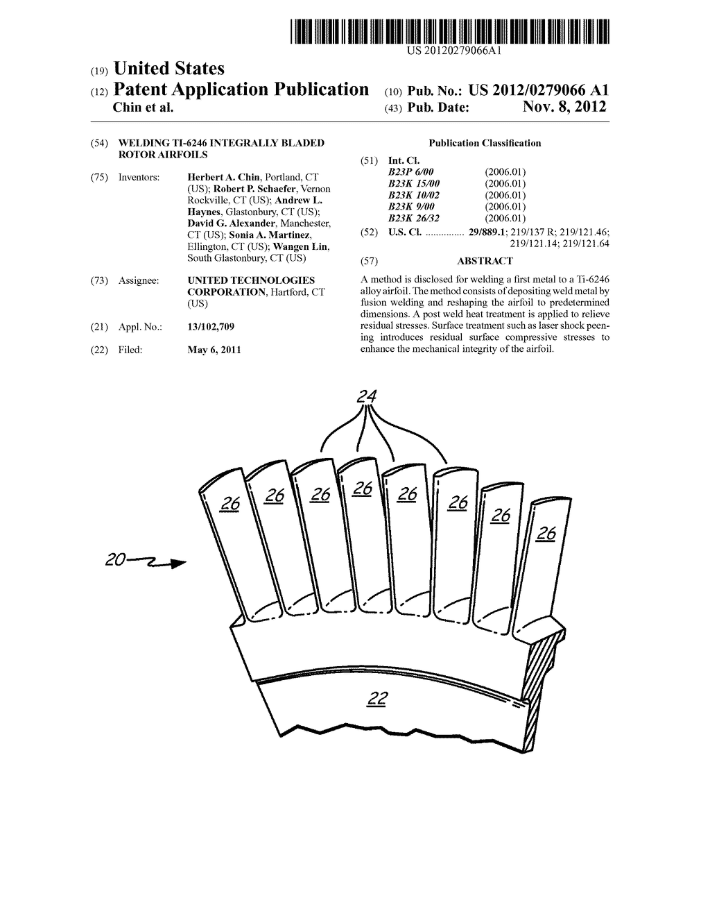 WELDING Ti-6246 INTEGRALLY BLADED ROTOR AIRFOILS - diagram, schematic, and image 01