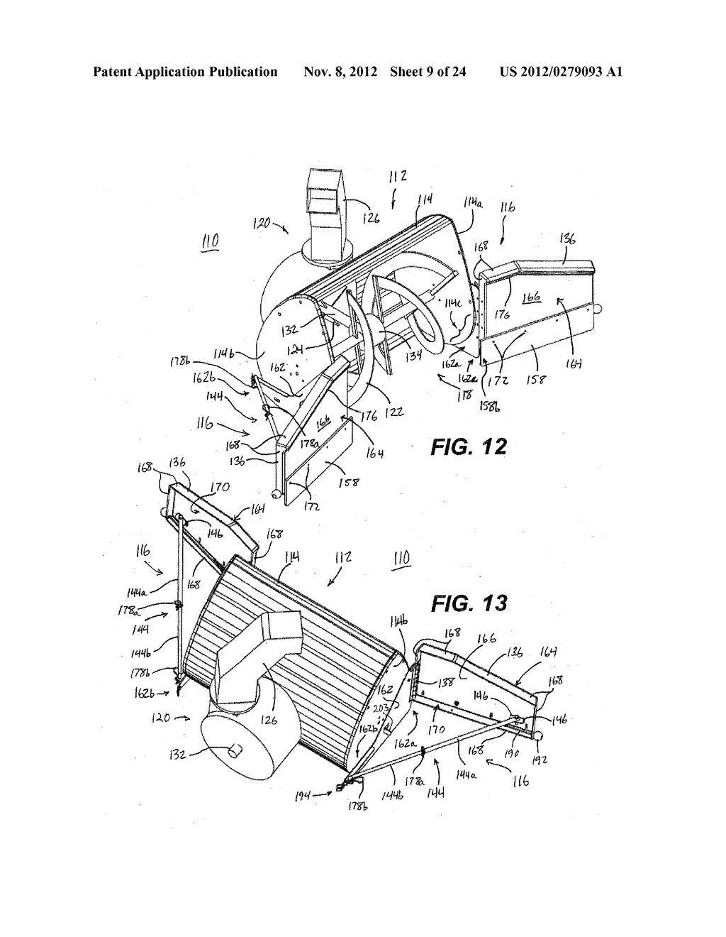 COMBINATION SNOW BLOWER AND PLOW, AND RETROFIT KIT - diagram, schematic, and image 10